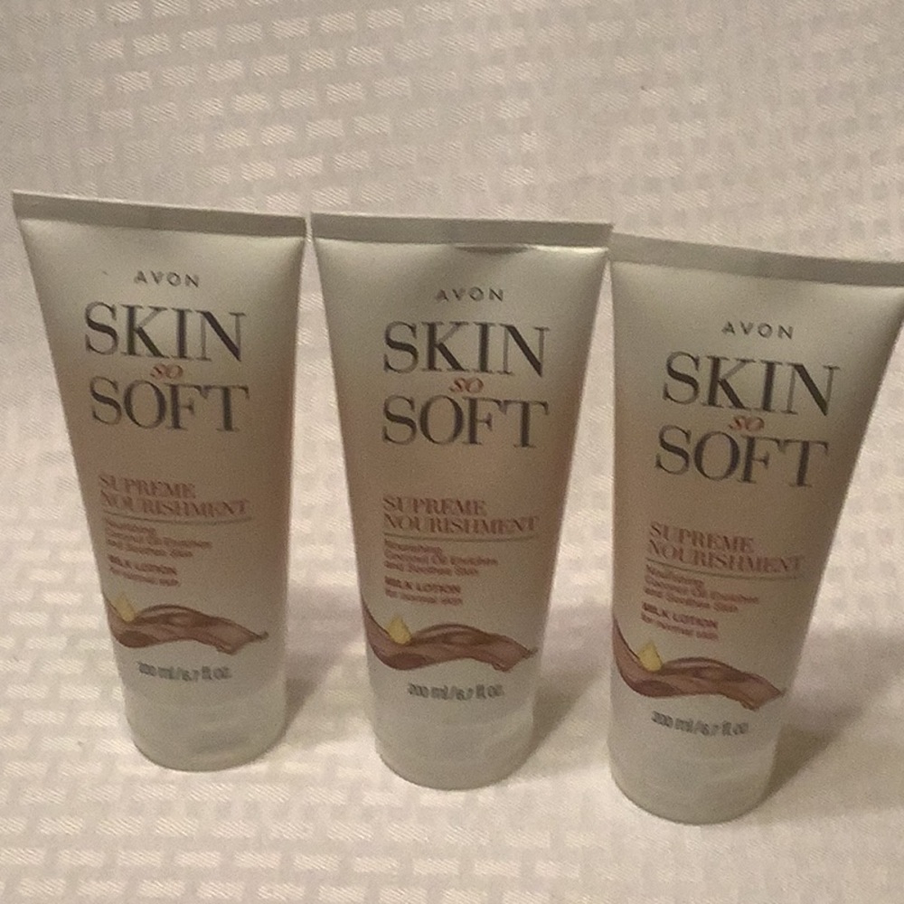 Avon Skin So Soft Nourishing Body Lotion Trio